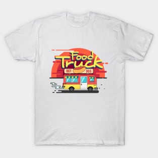 The food truck was enjoying the sunset T-Shirt